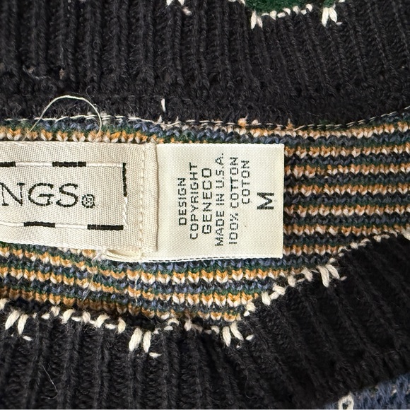 Vintage Crossings Forest Scene Women's Sweater Size Medium - Picture 9 of 10